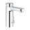 Immagine di Grohe EUROSMART COSMOPOLITAN T miscelatore H.13 cm per lavabo, con autochiusura a tempo e limitatore di temperatura regolabile, senza scarico, finitura cromo 36317000