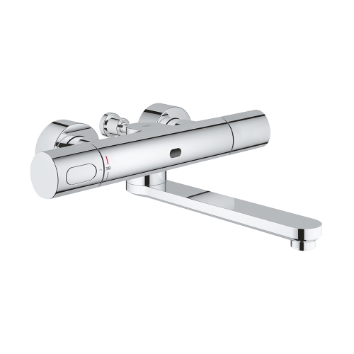 Immagine di Grohe EUROSMART COSMOPOLITAN E miscelatore termostatico per lavabo, con Bluetooth e comando ad infrarossi, finitura cromo 36414000