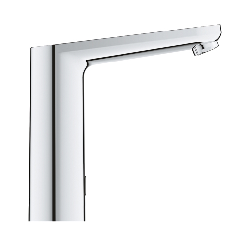 Immagine di Grohe EUROSMART COSMOPOLITAN E miscelatore elettronico H.17 cm per lavabo, senza scarico, con comando ad infrarossi e limitatore di temperatura regolabile, finitura cromo 36422001