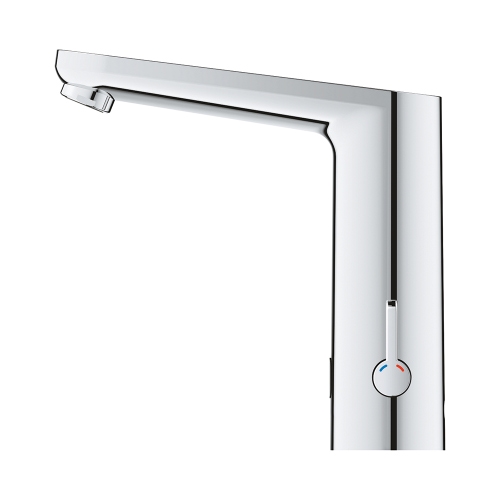 Immagine di Grohe EUROSMART COSMOPOLITAN E miscelatore elettronico H.17 cm per lavabo, senza scarico, con comando ad infrarossi e limitatore di temperatura regolabile, finitura cromo 36421001