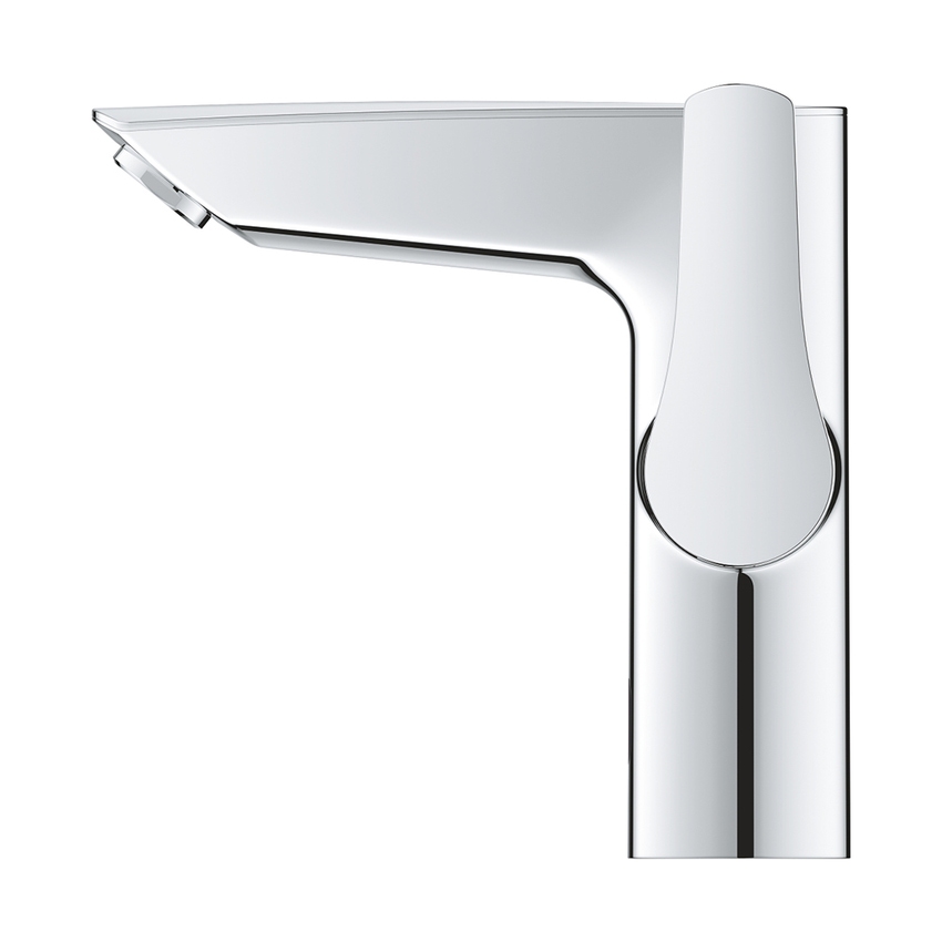 Immagine di Grohe EUROSMART miscelatore monocomando H.16 cm per lavabo, senza scarico, azionamento touchless o manuale, finitura cromo 23975003