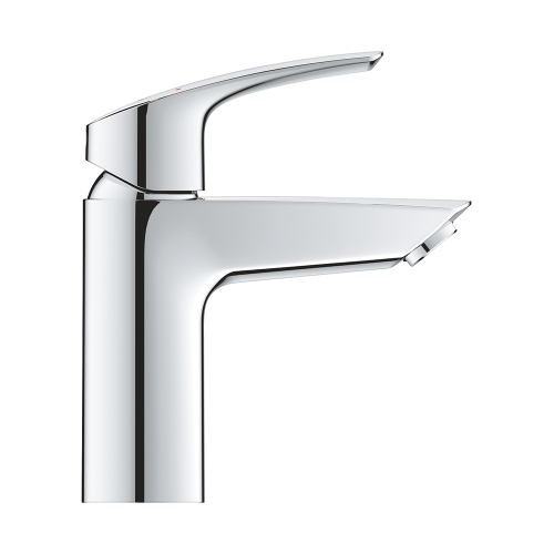 Immagine di Grohe EUROSMART miscelatore monocomando H.17 cm per lavabo, senza scarico, con piletta clic clac, finitura cromo 23922003
