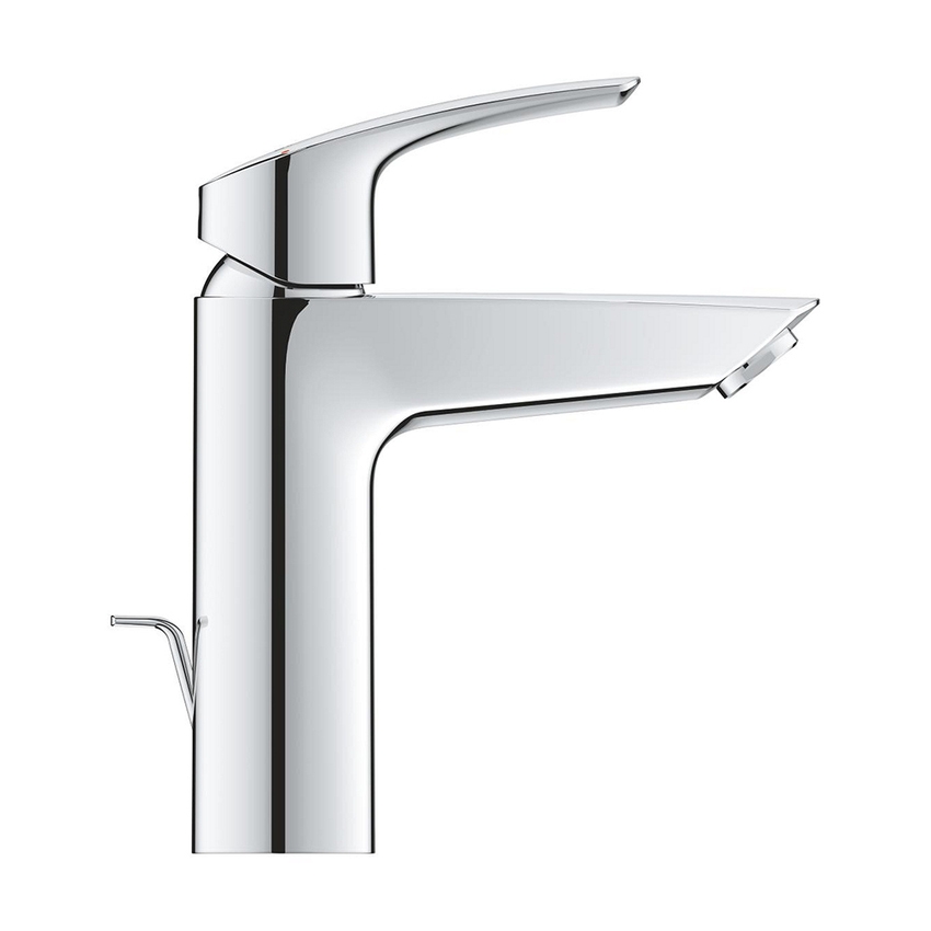 Immagine di Grohe EUROSMART miscelatore monocomando H.20 cm per lavabo, con scarico, finitura cromo 2339330E