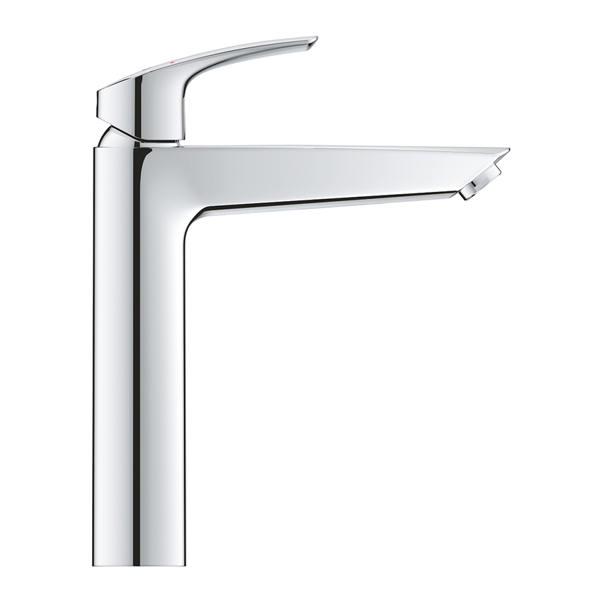 Immagine di Grohe EUROSMART miscelatore monocomando H.27 cm per lavabo, senza scarico, finitura cromo 23971003