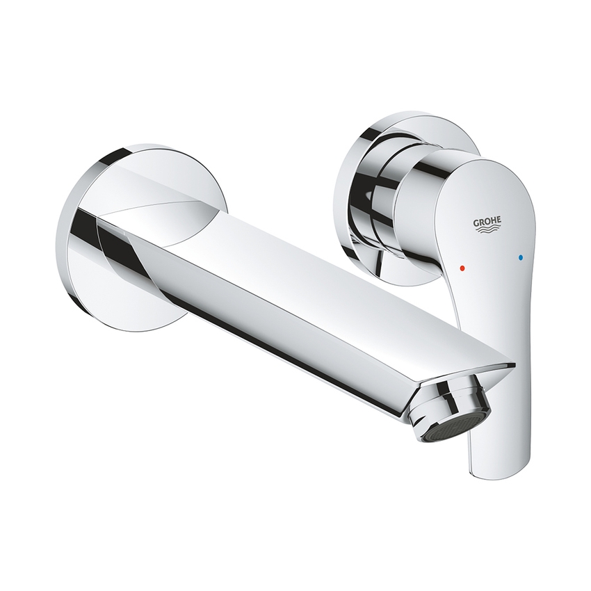 Immagine di Grohe EUROSMART miscelatore P.21 cm a parete per lavabo, senza corpo incasso, finitura cromo 29338003