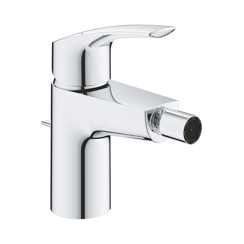 Immagine di Grohe EUROSMART miscelatore monocomando H.15 cm per bidet, con scarico, finitura cromo 32929003