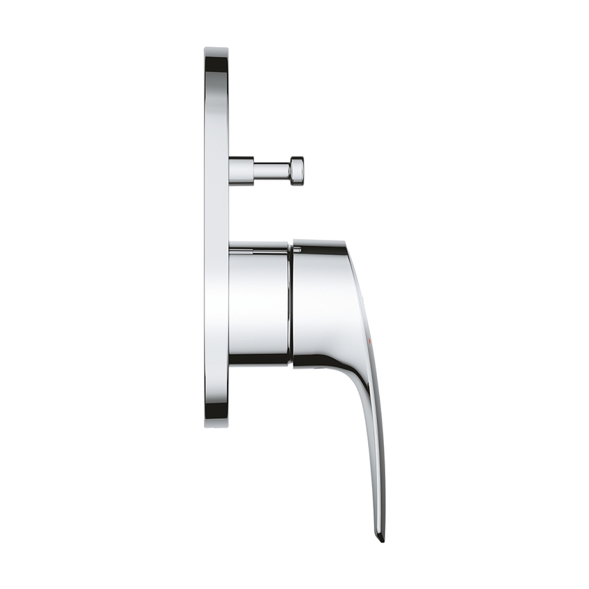 Immagine di Grohe EUROSMART miscelatore monocomando per doccia, con deviatore, senza corpo incasso, finitura cromo 24043003