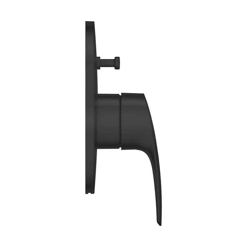 Immagine di Grohe EUROSMART miscelatore monocomando per vasca o doccia, ad incasso, con deviatore, colore nero finitura opaco 194502433