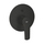 Grohe EUROSMART miscelatore monocomando per vasca o doccia, ad incasso, con deviatore, colore nero finitura opaco 194502433