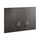 Gessi HABITO RIGATO placca di finitura per Geberit Sigma 8 e 12, finitura black metal brushed PVD 54671#707