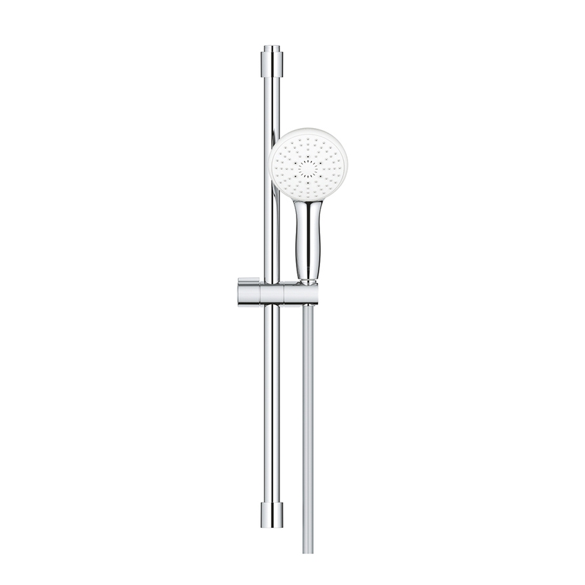 Immagine di Grohe TEMPESTA 110 set doccia con asta doccia H.60 cm, monopola Tempesta 110 28419003 3 getti e flessibile 175 cm, con sistema antiscottatura, finitura cromo 27644003