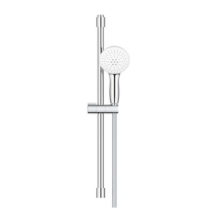 Immagine di Grohe TEMPESTA 110 set doccia con asta doccia H.60 cm, monopola Tempesta 110 27597003 2 getti e flessibile 175 cm, con utilizzo di acqua ridotto, finitura cromo 2759830E