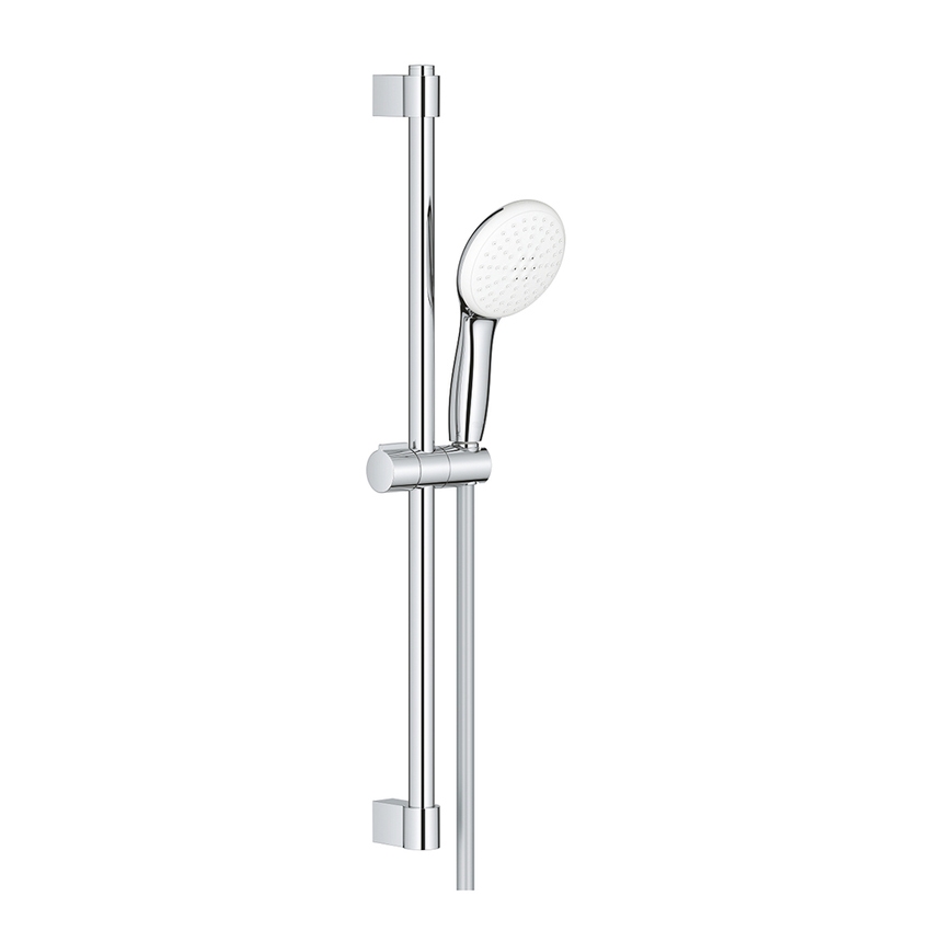 Immagine di Grohe TEMPESTA 110 set doccia con asta doccia H.60 cm, monopola Tempesta 110 27597003 2 getti e flessibile 175 cm, con utilizzo di acqua ridotto, finitura cromo 2759830E