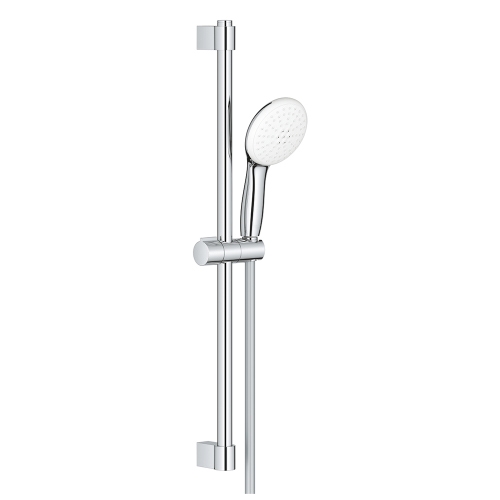 Immagine di Grohe TEMPESTA 110 set doccia con asta doccia H.60 cm, monopola Tempesta 110 26161003 2 getti e flessibile 175 cm, con risparmio idrico e fissaggio superiore regolabile in altezza, finitura cromo 26162003