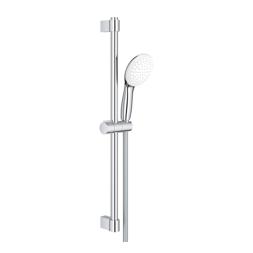 Immagine di Grohe TEMPESTA 110 set doccia con asta doccia H.60 cm, monopola Tempesta 110 27923003 getto singolo e flessibile 175 cm, con risparmio idrico e sistema antiscottatura, finitura cromo 27924003