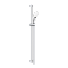 Immagine di Grohe TEMPESTA 110 set doccia con asta doccia H.90 cm, monopola Tempesta 110 27597003 2 getti e flessibile 175 cm, con fissaggio superiore regolabile, finitura cromo 27646003