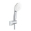 Immagine di Grohe TEMPESTA 110 set manopola doccia a 2 getti, con manopola Tempesta 26161003, supporto a parete regolabile e flessibile 175 cm, con selettore per impostare il getto e sistema antiscottatura, finitura cromo 27601003
