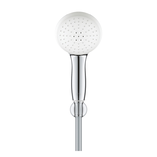 Immagine di Grohe TEMPESTA 110 set manopola doccia a 2 getti, con manopola Tempesta 27597003, supporto a parete e flessibile 175 cm, finitura cromo 2780330E