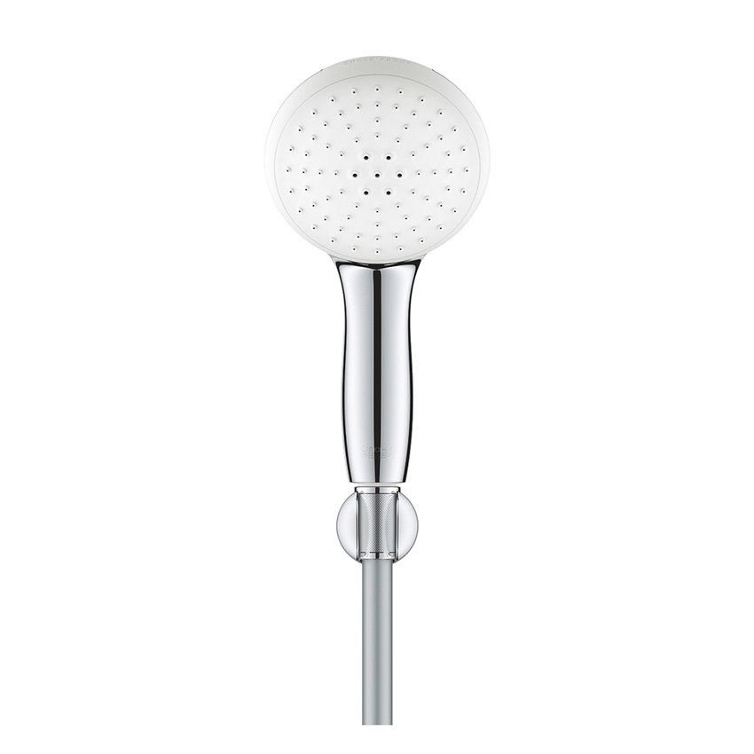 Immagine di Grohe TEMPESTA 110 set manopola doccia a 2 getti, con manopola Tempesta 27597003, supporto a parete e flessibile 175 cm, finitura cromo 2780330E