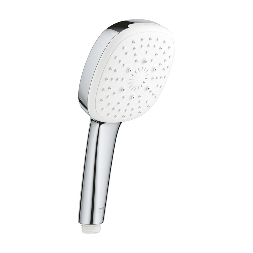 Immagine di Grohe TEMPESTA CUBE 110 manopola doccia a 3 getti, con risparmio idrico, finitura cromo 27574003