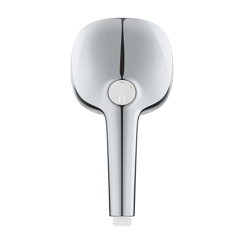 Immagine di Grohe TEMPESTA CUBE 110 manopola doccia a 2 getti, con utilizzo di acqua ridotto, finitura cromo 2757130E