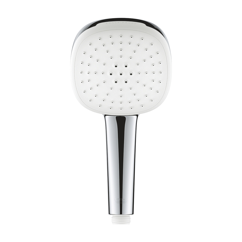 Immagine di Grohe TEMPESTA CUBE 110 manopola doccia a 2 getti, con utilizzo di acqua ridotto, finitura cromo 2757130E
