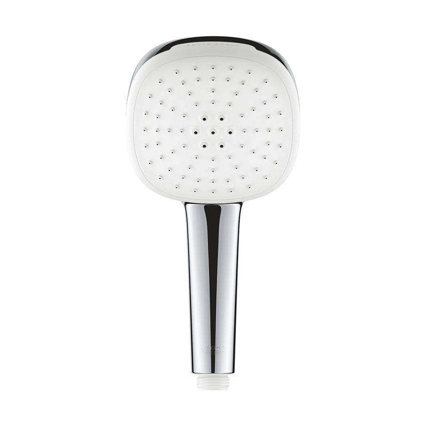 Immagine di Grohe TEMPESTA CUBE 110 manopola doccia a 2 getti, con sistema antiscottatura, finitura cromo 27571003