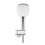 Immagine di Grohe TEMPESTA CUBE 110 set manopola doccia a 3 getti, con manopola Tempesta 27574003, supporto a parete regolabile e flessibile 175 cm, con risparmio idrico, finitura cromo 27584003