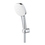 Immagine di Grohe TEMPESTA CUBE 110 set manopola doccia a 3 getti, con manopola Tempesta 27574003, supporto a parete e flessibile 175 cm, con risparmio idrico, finitura cromo 27588003