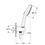 Immagine di Grohe TEMPESTA CUBE 110 set manopola doccia a 3 getti, con manopola Tempesta 27574003, raccordo erogatore con supporto, valvola di ritegno e flessibile 150 cm, finitura cromo 26910003