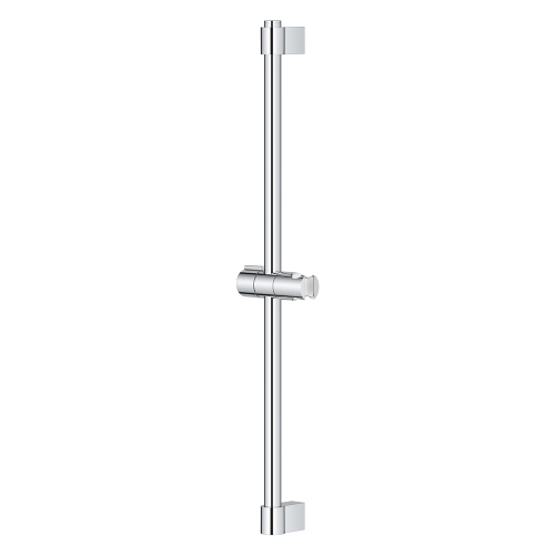 Immagine di Grohe TEMPESTA CUBE 110 asta doccia H.60 cm, con supporto scorrevole e inclinabile, fissaggio superiore regolabile in altezza, finitura cromo 27523001
