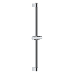 Immagine di Grohe TEMPESTA CUBE 110 asta doccia H.60 cm, con supporto scorrevole e inclinabile, fissaggio superiore regolabile in altezza, finitura cromo 27523001