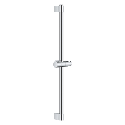 Immagine di Grohe TEMPESTA CUBE 110 asta doccia H.60 cm, con supporto scorrevole e inclinabile, fissaggio superiore regolabile in altezza, finitura cromo 27523001