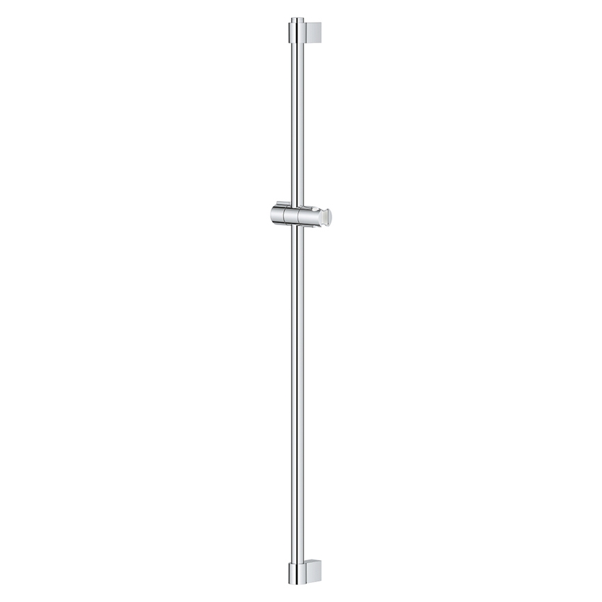 Immagine di Grohe TEMPESTA CUBE 110 asta doccia H.90 cm, con supporto scorrevole e inclinabile, fissaggio superiore regolabile in altezza, finitura cromo 27524001