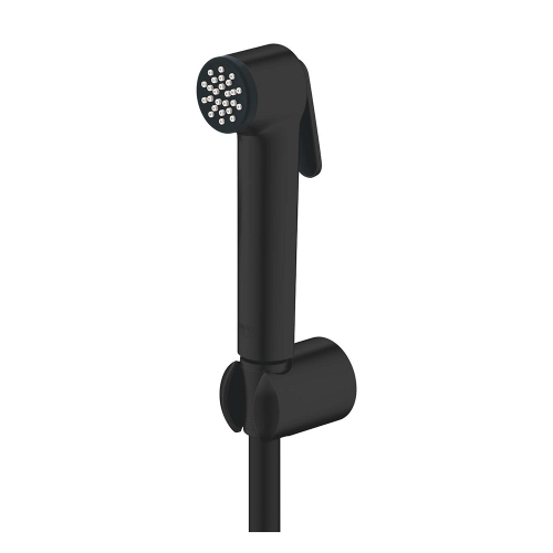 Immagine di Grohe TEMPESTA-F idroscopino 30 set completo con manopola doccia, supporto a muro e flessibile 125 cm, colore nero finitura opaco 1025302431