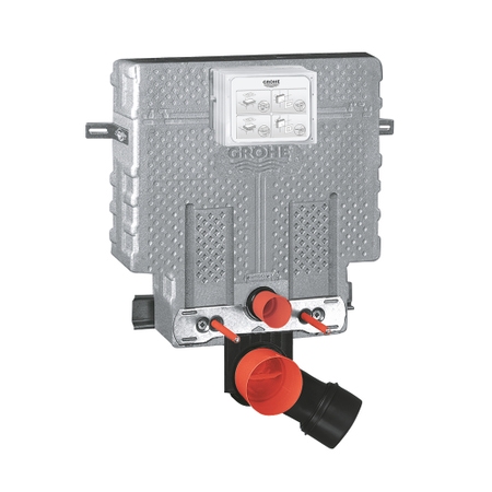 Immagine di Grohe UNISET modulo per vaso sospeso, altezza di installazione 0.82 metri per sottofinestra, cassetta di sciacquo 6-9 litri 38415001