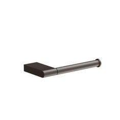 Immagine di Gessi ORIGINI porta rotolo a parete, orizzontale o verticale, finitura black metal brushed PVD 66455#707