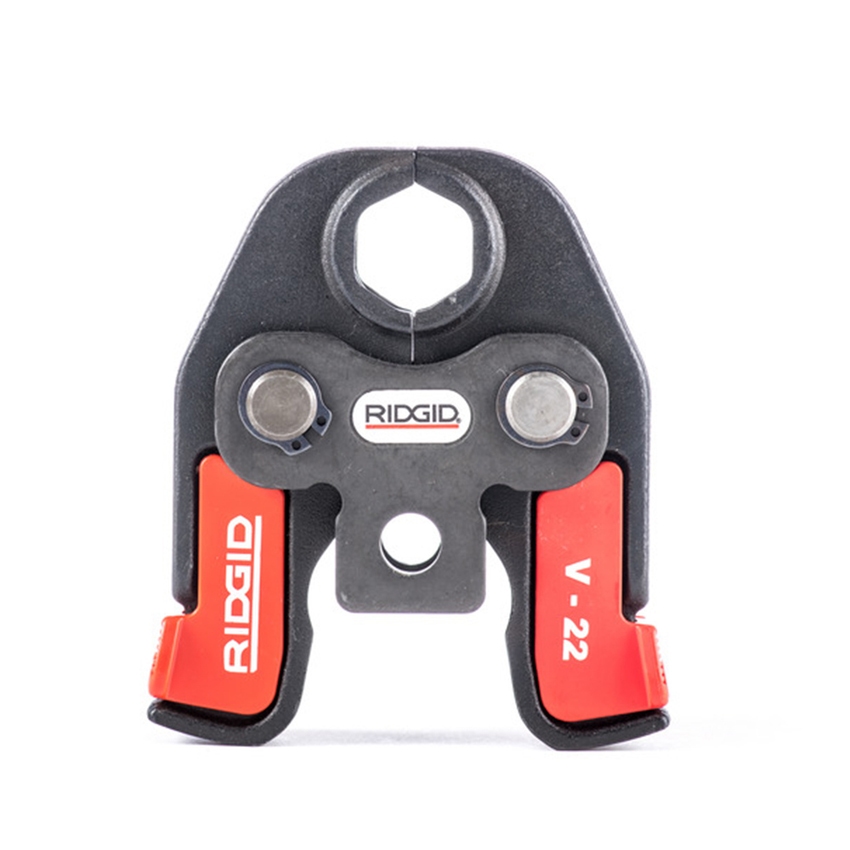 Immagine di Ridgid Ganascia Compact per sistema rame, inox e acciaio al carbonio, profilo V 22 mm 24 kN 22613