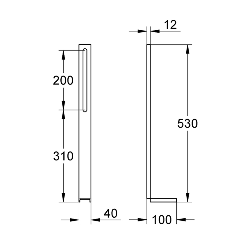Immagine di Grohe UNISET piedi di supporto per vaso e bidet sospesi, per installazione a parete 37304000