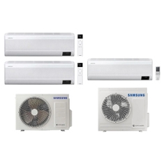 Immagine di Samsung WINDFREE ELITE R32+WINDFREE AVANT Soluzione composta da dualsplit 7000+9000 BTU e monosplit 18000 BTU SETWINDFREE7-9-18-001