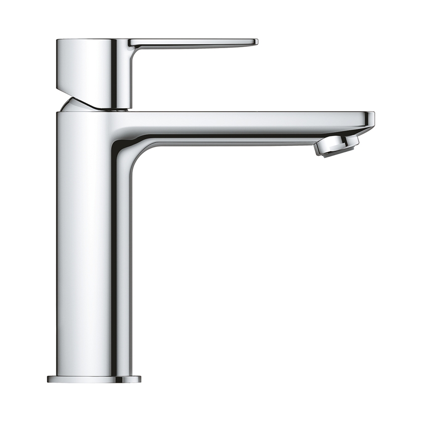 Immagine di Grohe LINEARE miscelatore monocomando H.18 cm, per lavabo, con piletta clic clac, senza scarico, finitura cromo 23106001