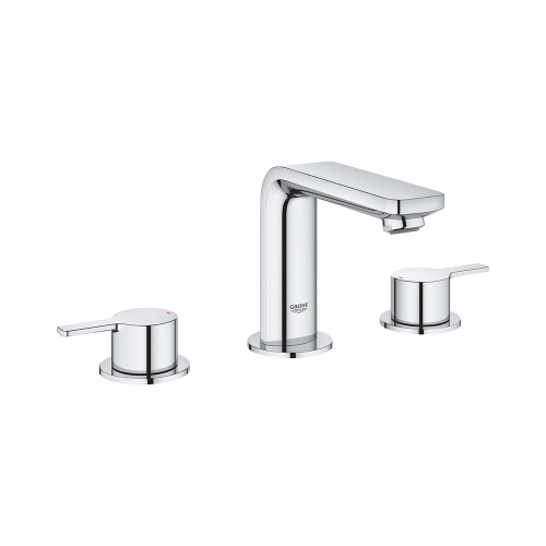 Immagine di Grohe LINEARE batteria 3 fori, per lavabo, con scarico, finitura cromo 20304001