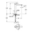 Immagine di Grohe LINEARE miscelatore freestanding H.31 cm, per bacinella, senza scarico, finitura cromo 23405001