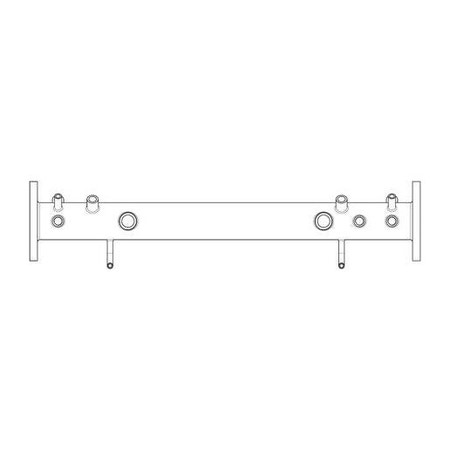 Immagine di Baxi Kit collettore INAIL mandata-ritorno-gas, tappi e isolamenti per due caldaie 35-50-60-70 kW A7724704