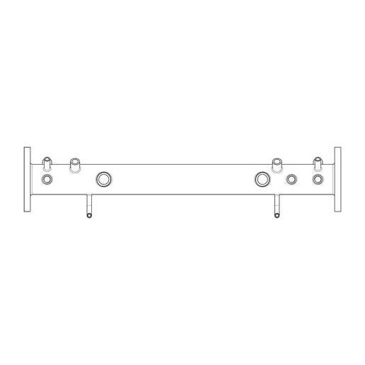 Immagine di Baxi Kit collettore INAIL mandata-ritorno-gas, tappi e isolamenti per due caldaie 35-50-60-70 kW A7724704