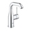 Immagine di Grohe ESSENCE miscelatore monocomando H.19 cm, per lavabo, senza scarico, con piletta clic clac, finitura cromo 24181001