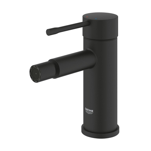 Immagine di Grohe ESSENCE miscelatore monocomando per bidet, senza scarico, colore nero finitura ultra opaco 24395KF1