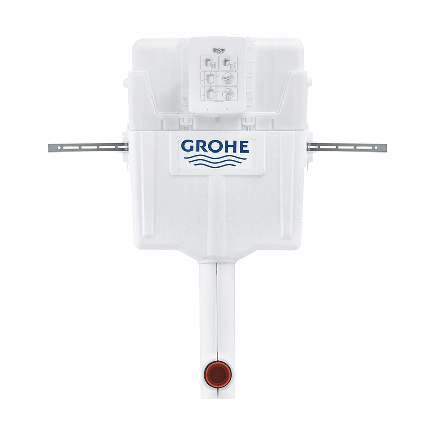 Immagine di Grohe GD2 cassetta di sciacquo per WC, con flusso regolabile, possibile azionamento a distanza con comando remoto 38661000