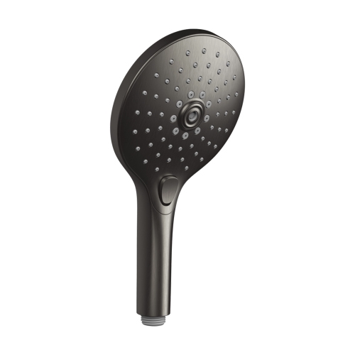 Immagine di Gessi SHOWER doccetta anticalcare 3 getti, con selettore a pulsante, finitura black metal brushed PVD 47351#707