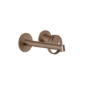 Immagine di Gessi ANELLO miscelatore lavabo a parete P.17 cm, senza scarico, finitura copper brushed PVD 63381#708